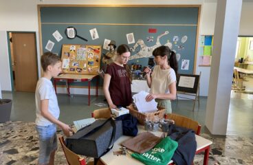 Gewinnspiel in der Bibliothek