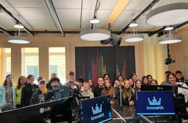 Besuch der 3b bei Kronehit