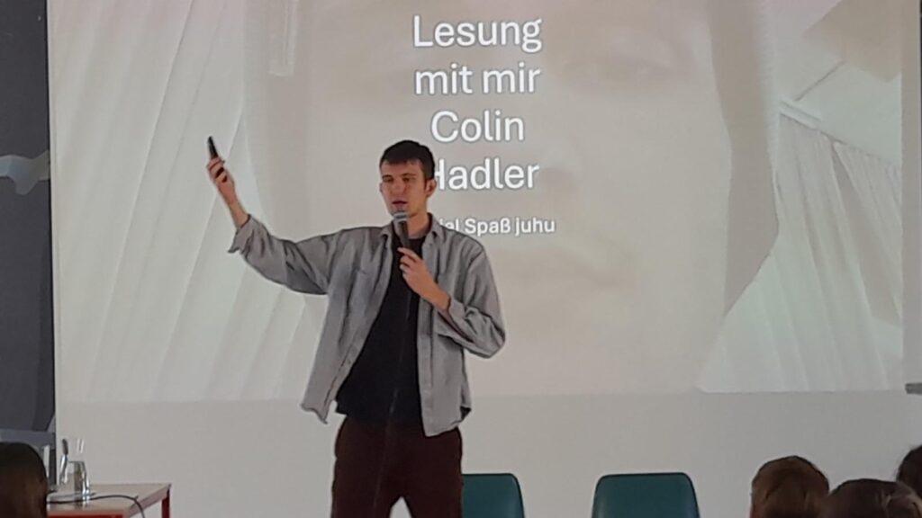Spannende Autorenlesung Colin Hadler