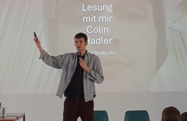 Spannende Autorenlesung Colin Hadler